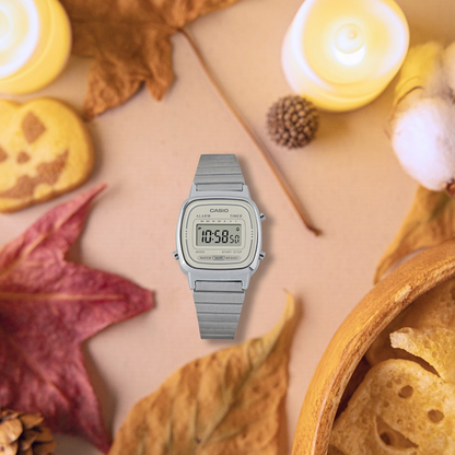 CASIO VINTAGE modelis ICONIC MINI STEEL - CREAM