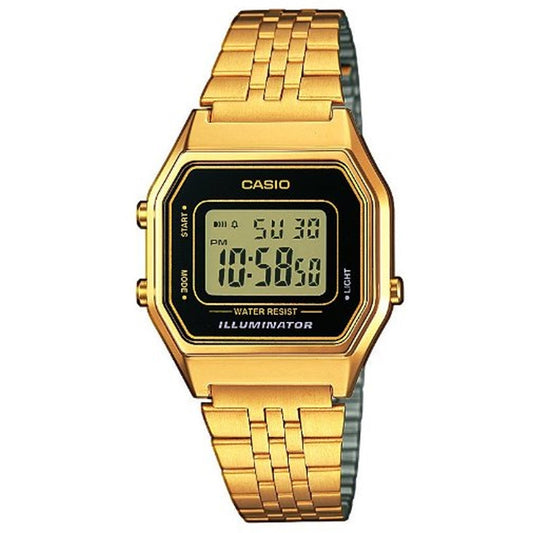 CASIO VINTAGE modelis ICONIC Feminine GOLD - BLACK