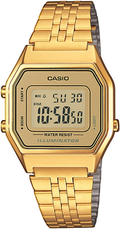 CASIO VINTAGE modelis ICONIC Feminine GOLD - GOLD