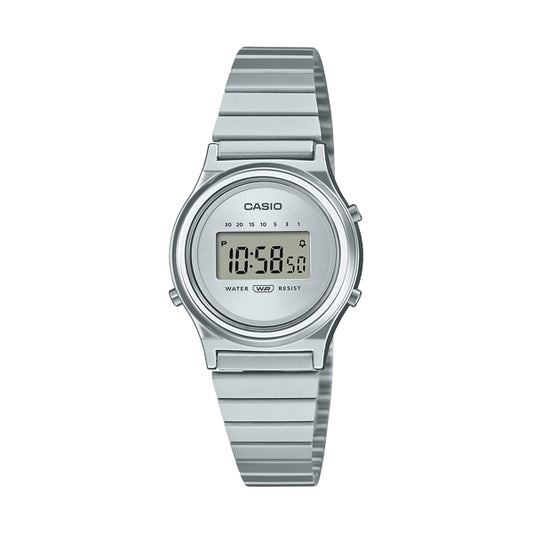 CASIO VINTAGE modelis MINI COLLECTION SLIM ROUND - SILVER