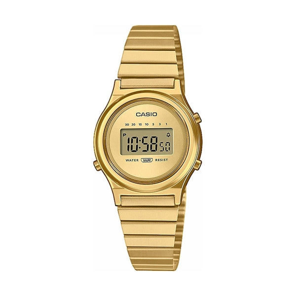 CASIO VINTAGE modelis MINI COLLECTION SLIM ROUND - GOLD