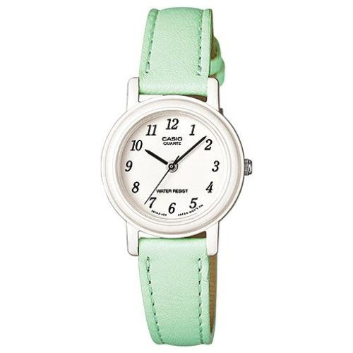 CASIO COLLECTION modelis POP Feminine. LEATHER - PASTEL GREEN