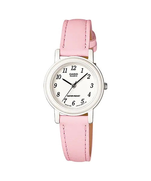 CASIO COLLECTION modelis POP Feminine. LEATHER - PASTEL PINK