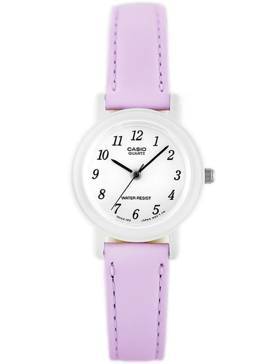 CASIO COLLECTION POP LADY, LEATHER - PASTEL VIOLET LQ-139L-6BDF