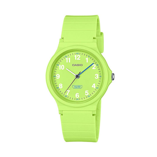CASIO TIMELESS COLLECTION modelis POP - BIO RESIN STRAP - LEMON GREEN