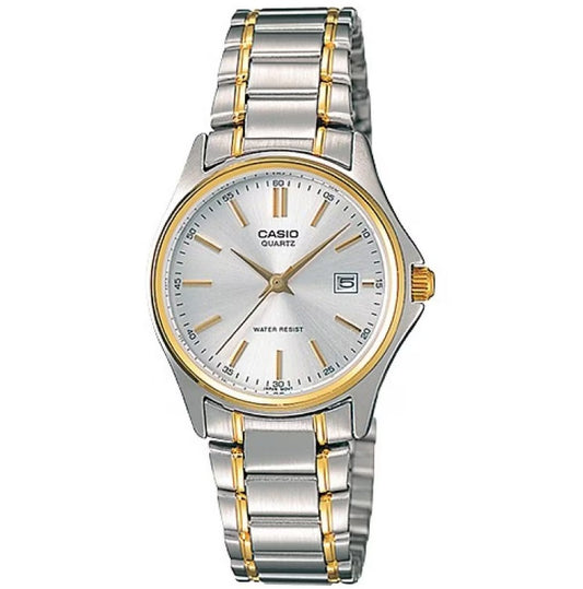 CASIO COLLECTION modelis Feminine DATE STEEL-GOLD - ARMasculineÈE GOLD INDEXES
