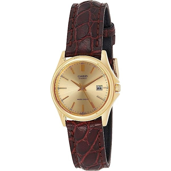CASIO COLLECTION modelis Feminine DATE LEATHER - GOLD