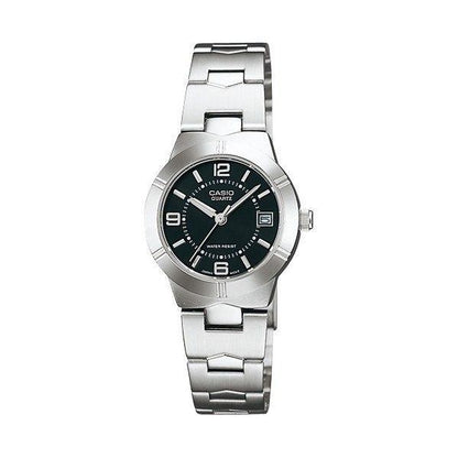 CASIO COLLECTION LADY DATE - BLACK LTP-1241D-1ADF