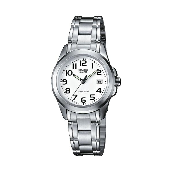 CASIO COLLECTION ONLY TIME SILVER LTP-1259PD-7BEG
