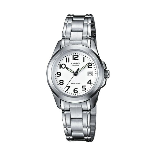 CASIO COLLECTION ONLY TIME SILVER LTP-1259PD-7BEG