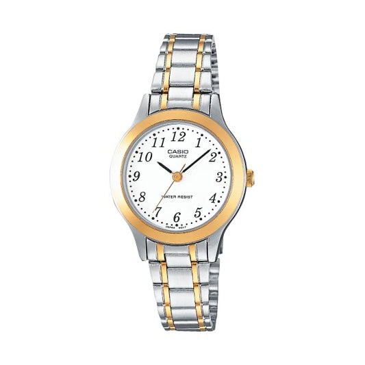 CASIO COLLECTION ONLY TIME SILVER&GOLD LTP-1263PG-7BEG