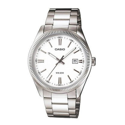 CASIO COLLECTION LADY DATE - WHITE LTP-1302D-7A1VDF