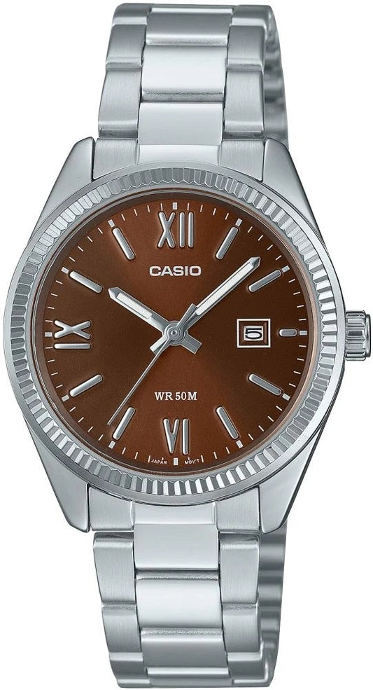 CASIO COLLECTION modelis Feminine DATE - BROWN