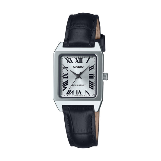 CASIO COLLECTION TANK, LEATHER - WHITE LTP-B150L-7B1EF