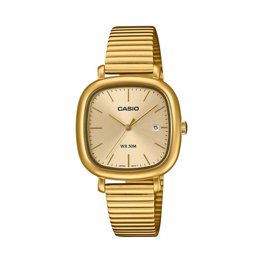 CASIO COLLECTION modelis DATE SQUARE - GOLD