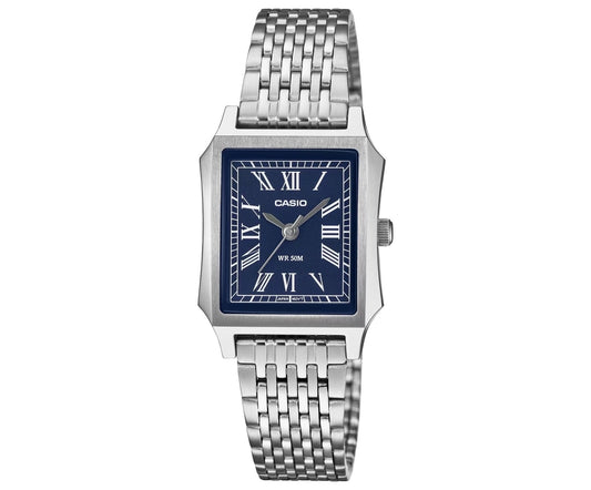 CASIO COLLECTION TANK - STEEL, BLUE LTP-B190D-2BVER
