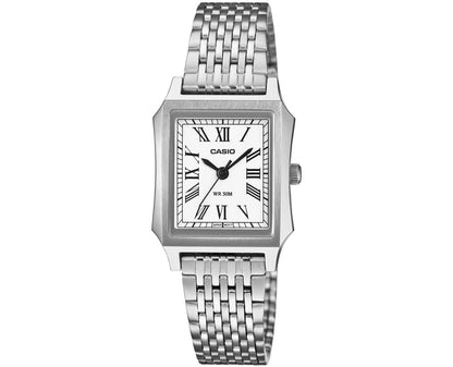 CASIO COLLECTION TANK - STEEL, WHITE LTP-B190D-7BVER