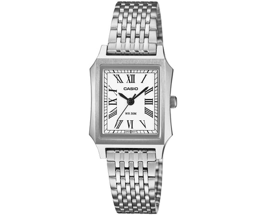 CASIO COLLECTION TANK - STEEL, WHITE LTP-B190D-7BVER