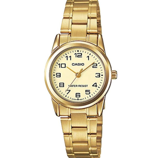 CASIO COLLECTION modelis Feminine 3H. GOLD - CHAMPAGNE