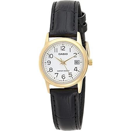 CASIO COLLECTION modelis Feminine DATE GOLD, LEATHER - WHITE