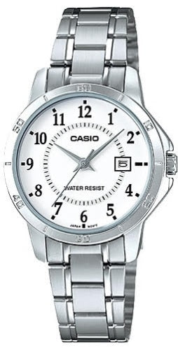 CASIO COLLECTION ЖЕНСКИЕ С ДАТОЙ - БЕЛЫЕ LTP-V004D-7BUDF