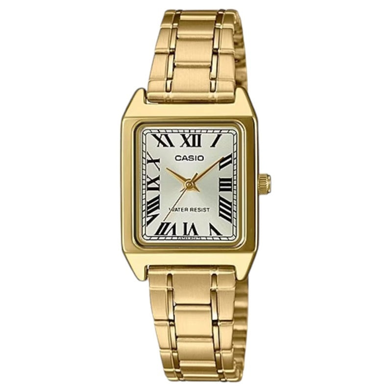CASIO COLLECTION LADY TANK, ALLOY - GOLD LTP-V007G-9BUDF