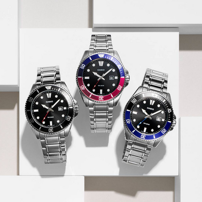 CASIO SPORT modelis DIVER DATE 200M - BLACK