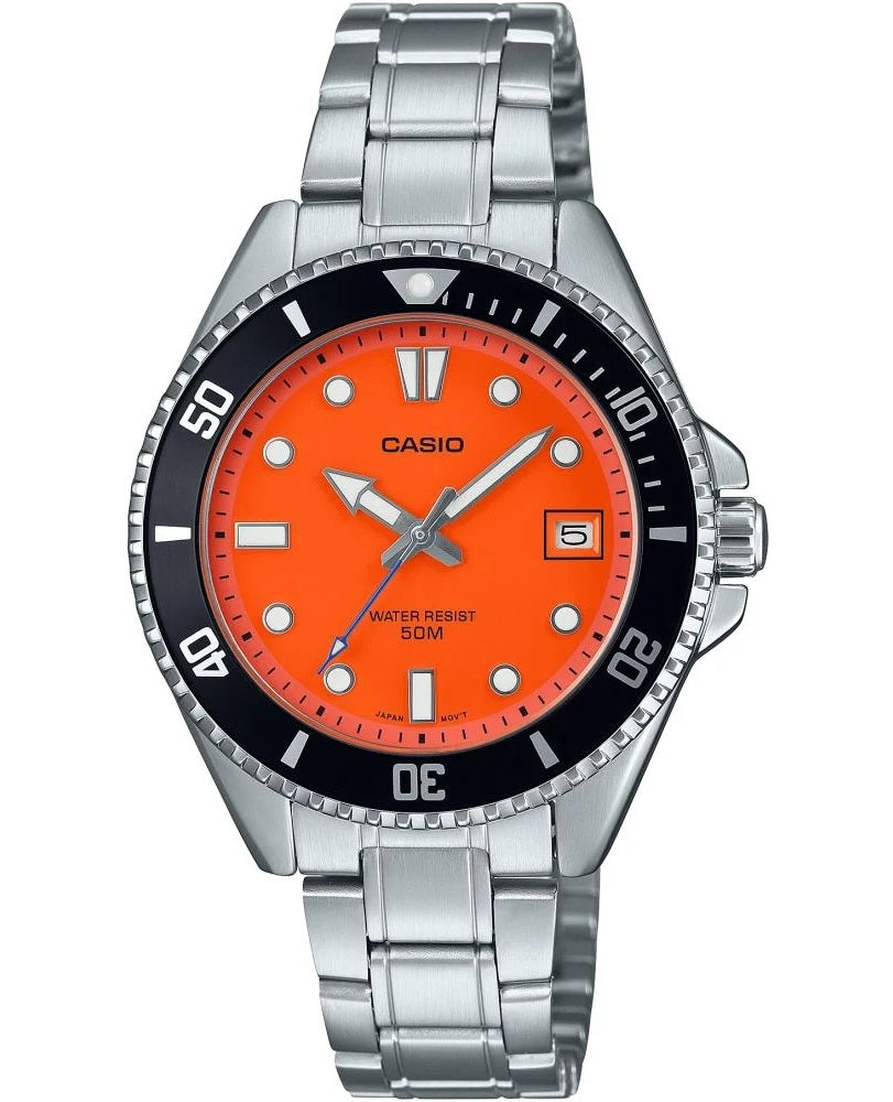 CASIO SPORT modelis DIVER COMPACT 50m - ORANGE