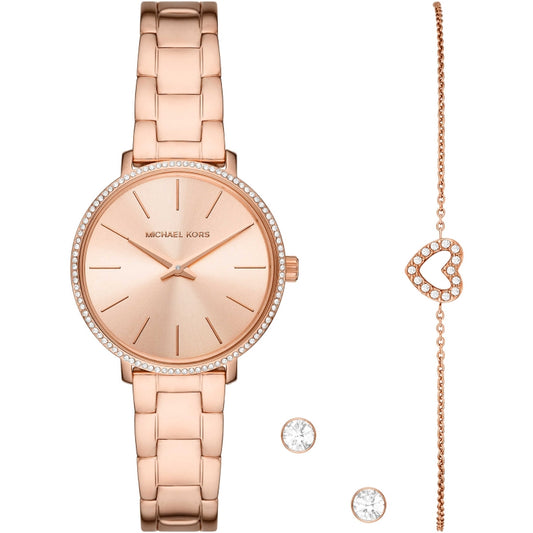 MICHAEL KORS modelis PYPER Special Pack (watch-bracelet-earrings)
