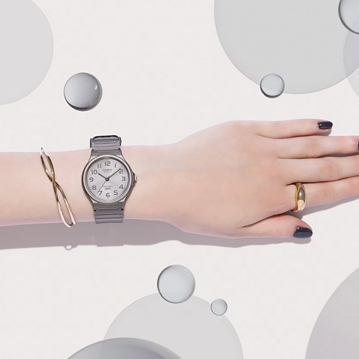 CASIO COLLECTION modelis POP TRANSLUCID GREY