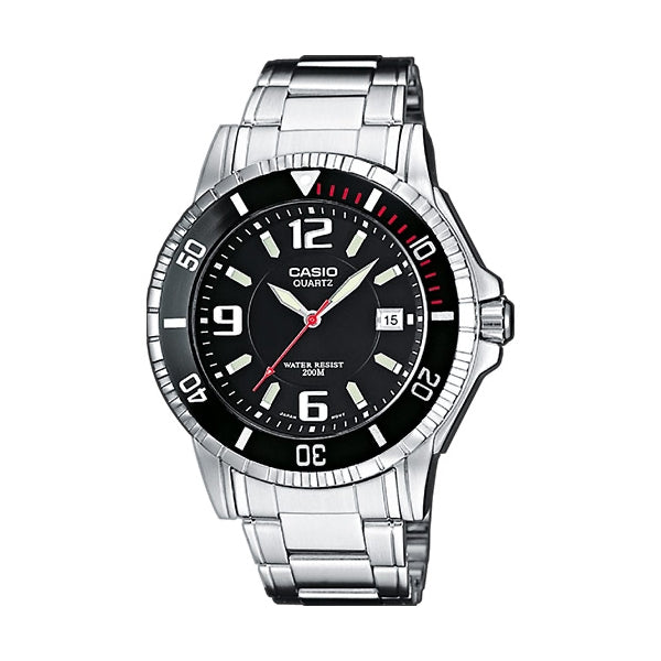 CASIO COLLECTION DIVER 200m NEOBRITE - BLACK MTD-1053D-1AVES
