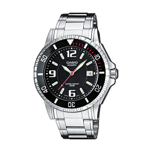 CASIO COLLECTION DIVER 200m NEOBRITE - BLACK MTD-1053D-1AVES
