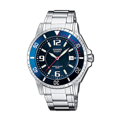 CASIO COLLECTION DIVER 200m NEOBRITE - BLUE MTD-1053D-2AVES