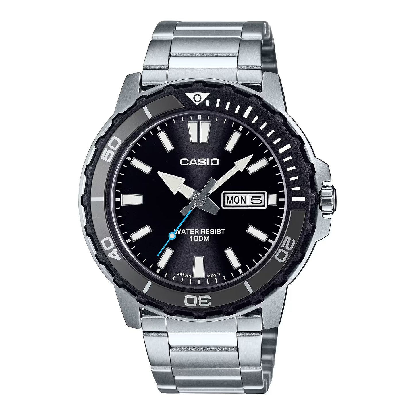 CASIO SPORT modelis DIVER 100M - BLACK