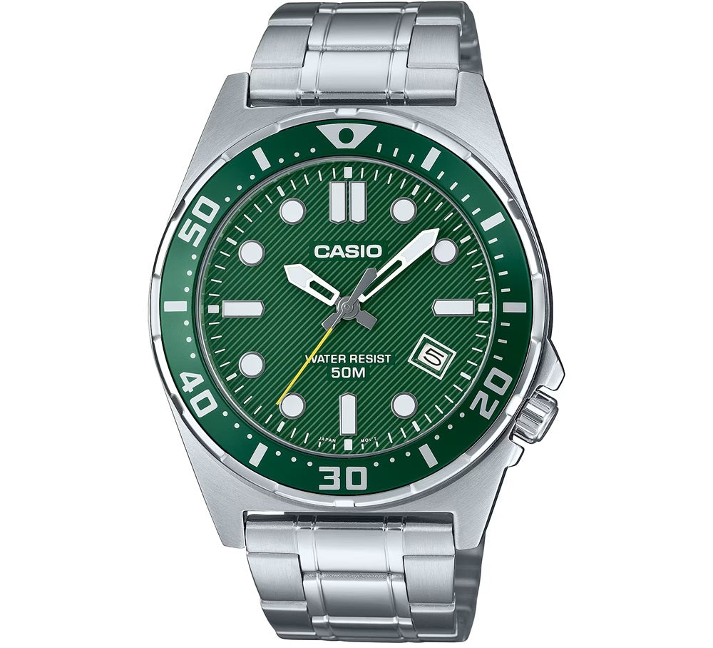 CASIO SPORT modelis DIVER 50M - FOREST GREEN