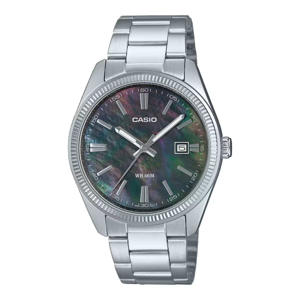 CASIO COLLECTION modelis DATE - MOTHER OF PEARL - BLACK