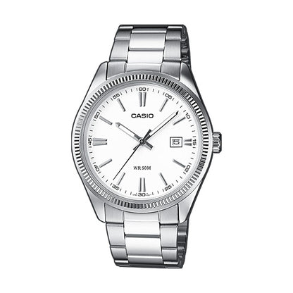 CASIO COLLECTION DATE - WHITE MTP-1302PD-7A1VEF