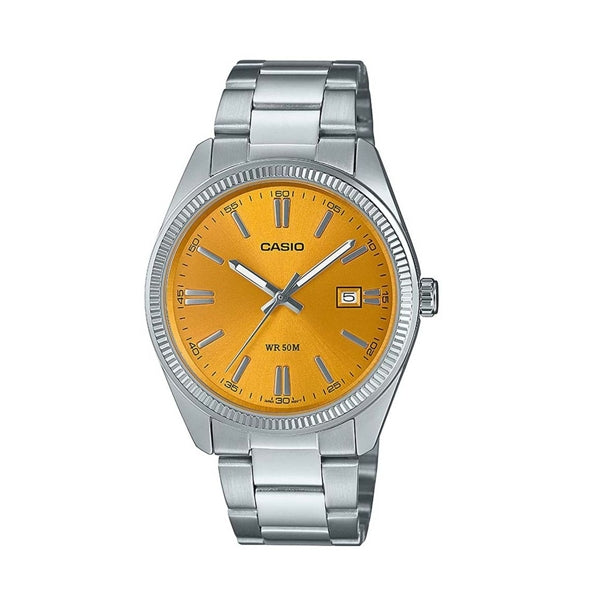 CASIO COLLECTION modelis MAN DATE - MUSTARD YELLOW - MAN