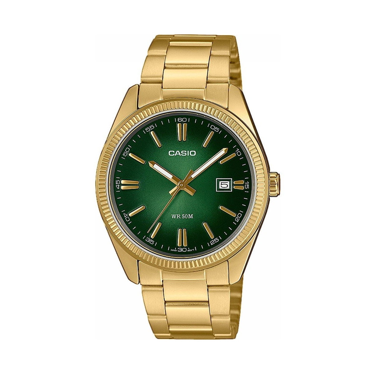 CASIO COLLECTION modelis DATE, GOLD - GREEN