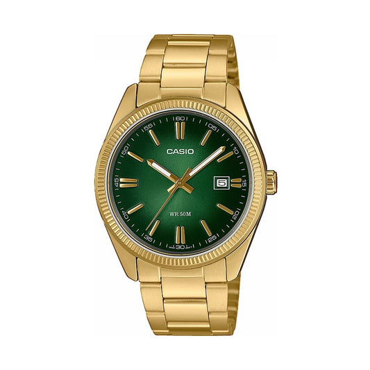 CASIO COLLECTION modelis DATE, GOLD - GREEN
