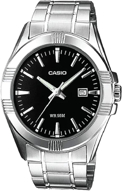 CASIO COLLECTION BOLD DATE - BLACK MTP-1308D-1AVDF