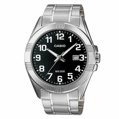 CASIO COLLECTION BOLD DATE - BLACK MTP-1308D-1BVDF