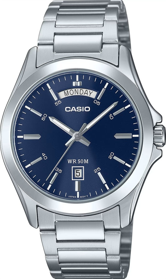 CASIO COLLECTION modelis DAY DATE - BLUE