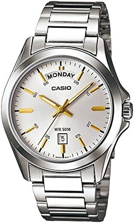 CASIO COLLECTION DAY DATE - CHAMPAGNE MTP-1370D-7A2VDF