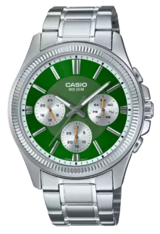 CASIO modelis DAY DATE MULTIFUNCTION - GREEN