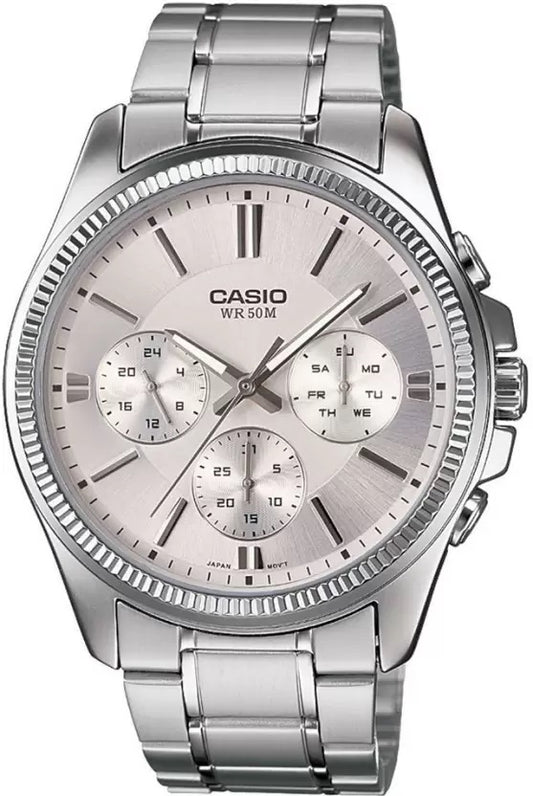 CASIO modelis DAY DATE MULTIFUNCTION - SILVER