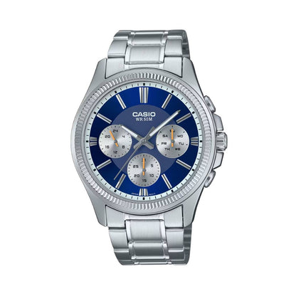 CASIO DAY DATE MULTIFUNCTION - BLUE MTP-1375PD-2A1VEF