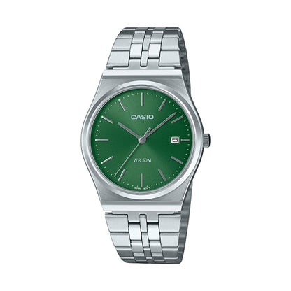 CASIO COLLECTION DATE - ИЗУМРУДНО-ЗЕЛЁНЫЕ MTP-B145D-3AVEF