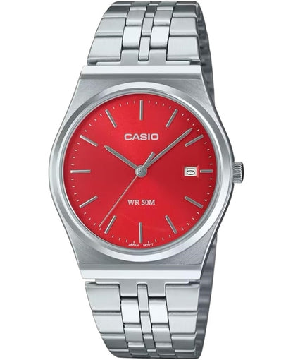 CASIO COLLECTION DATE - RED MTP-B145D-4A2VEF