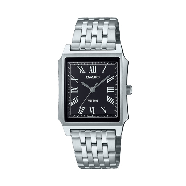 CASIO TIMELESS COLLECTION TANK - STEEL BLACK MTP-B190D-1BVEF